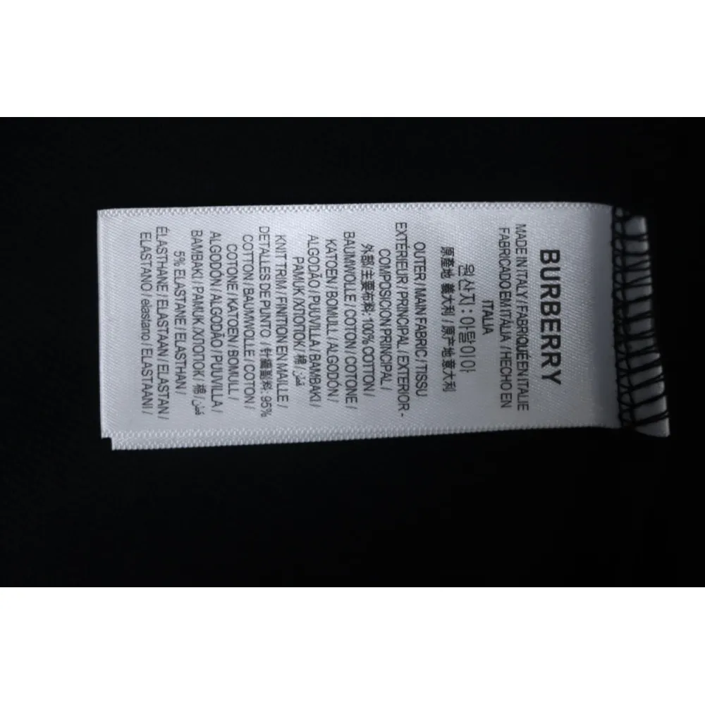 Top Quality Burberry 24ss Check Neck Polo Short Sleeve