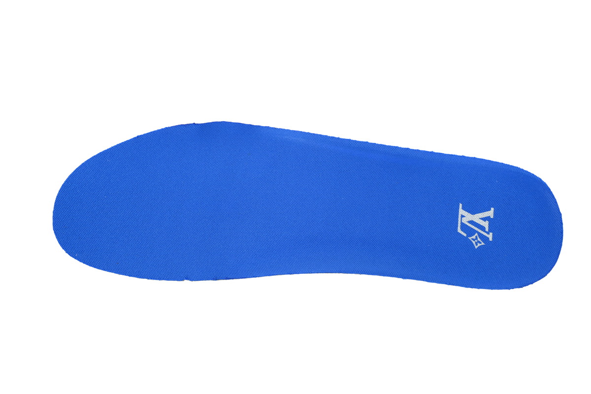 Louis Vuitton LV Blue White Footprint Soccer