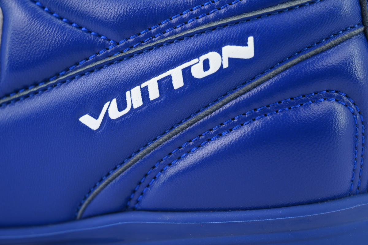 Louis Vuitton LV Blue White Footprint Soccer
