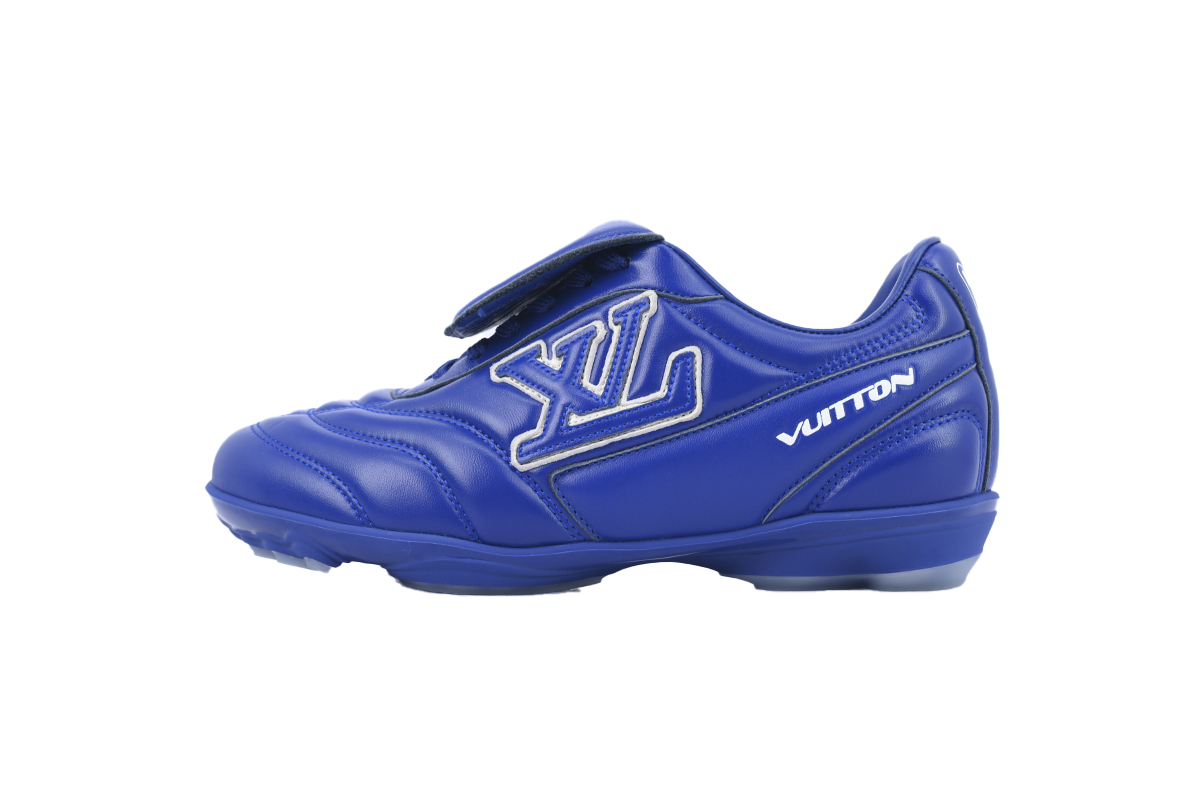 Louis Vuitton LV Blue White Footprint Soccer