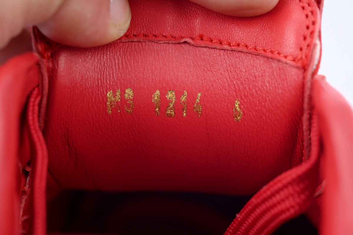 Louis Vuitton LV Red White Footprint Soccer 