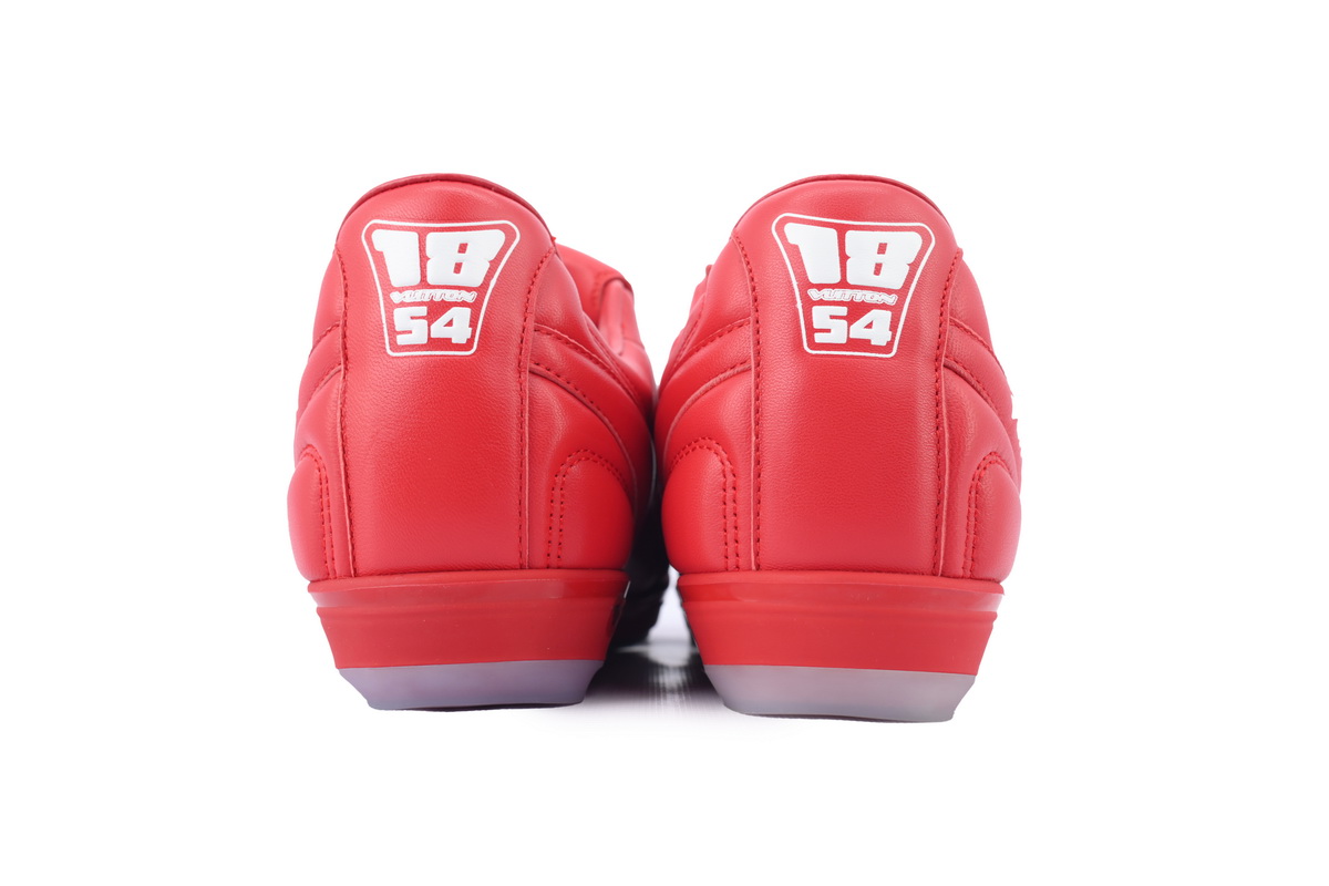 Louis Vuitton LV Red White Footprint Soccer 