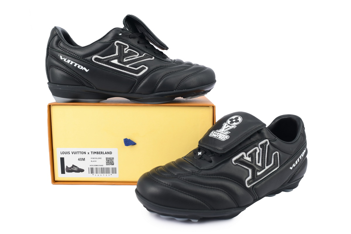 Louis Vuitton LV Footprint Soccer Black White