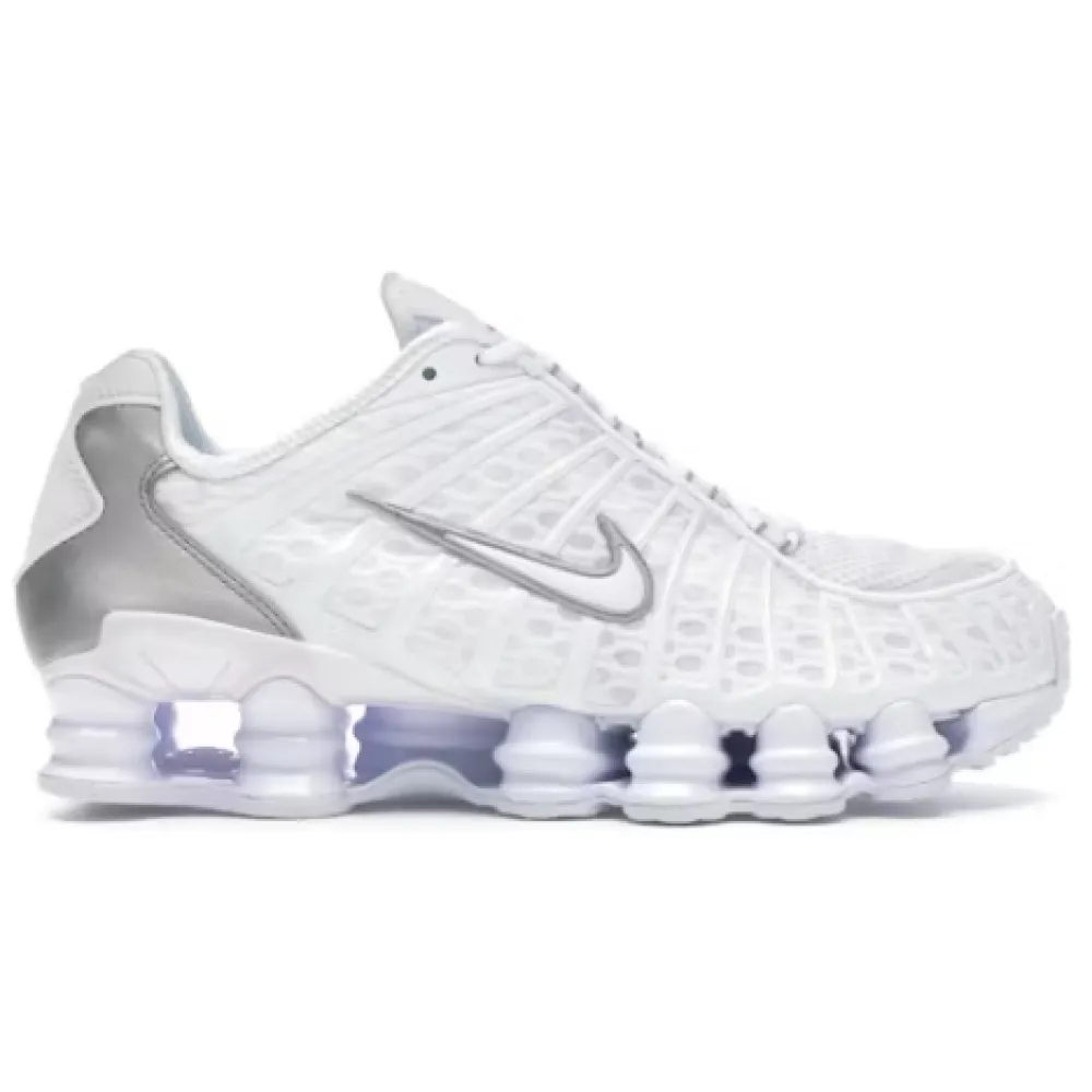 Pkgod Nike Shox TL White Metallic Silver AV3595-100