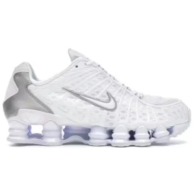 Pkgod Nike Shox TL White Metallic Silver AV3595-100 02