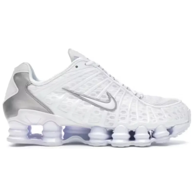 Pkgod Nike Shox TL White Metallic Silver AV3595-100