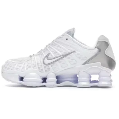 Pkgod Nike Shox TL White Metallic Silver AV3595-100 01