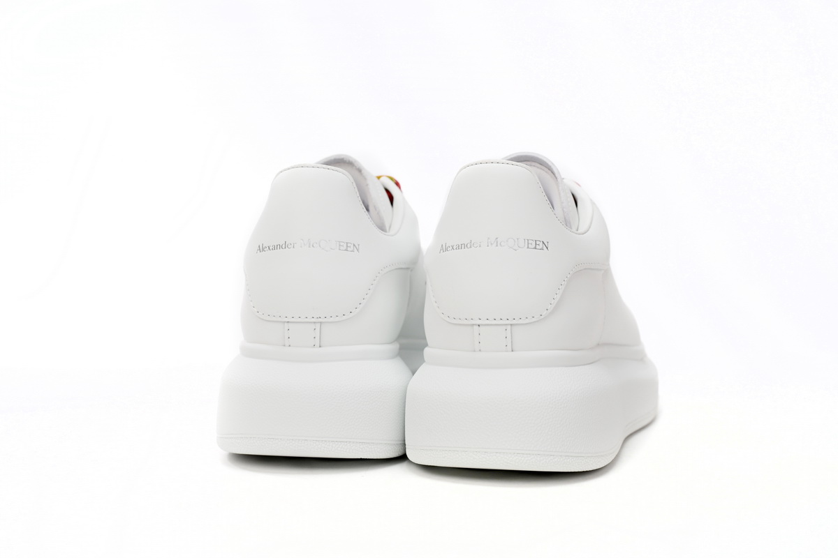 Alexander McQueen Sneaker White Rainbow 553770WHX9P9035