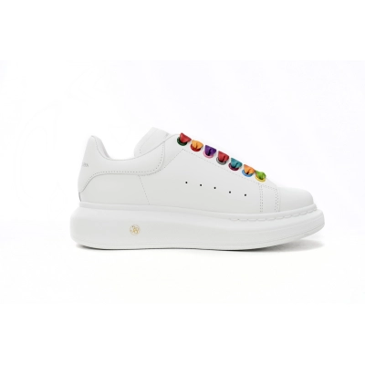 Alexander McQueen Sneaker White Rainbow 553770WHX9P9035 02