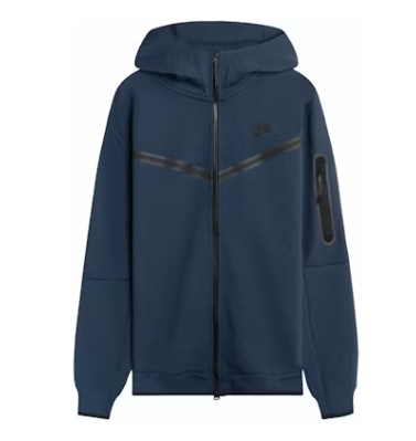 Nike Sportswear Tech Fleece Full-Zip Hoodie Midnight Navy