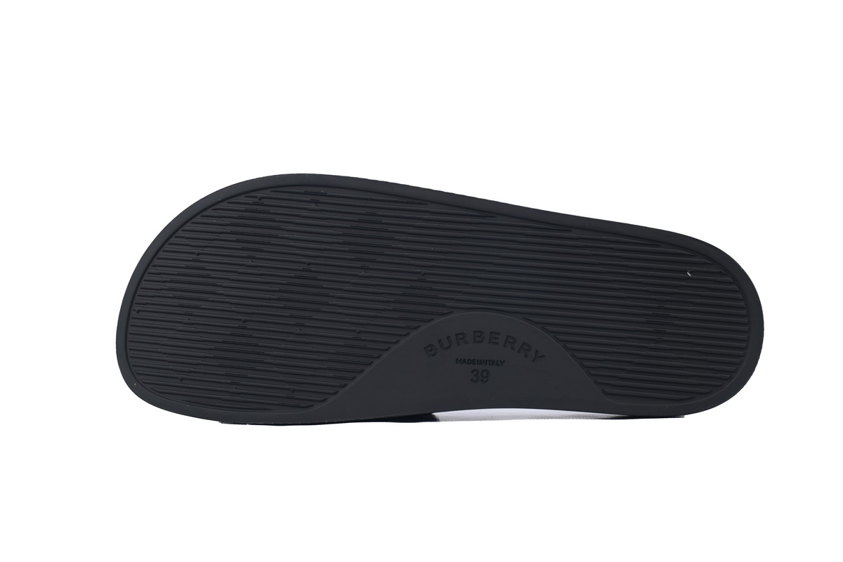    Burberry Vintage Check Slides Black