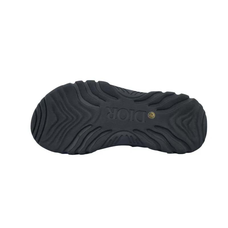 Dior Alpha Sandal Black Rubber Oblique