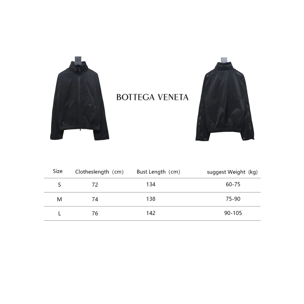 Bottega Veneta Outdoor sports stand collar jacket