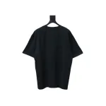 Top Quality Acne Studio Spray Paint Letter Print T-shirts (Black)