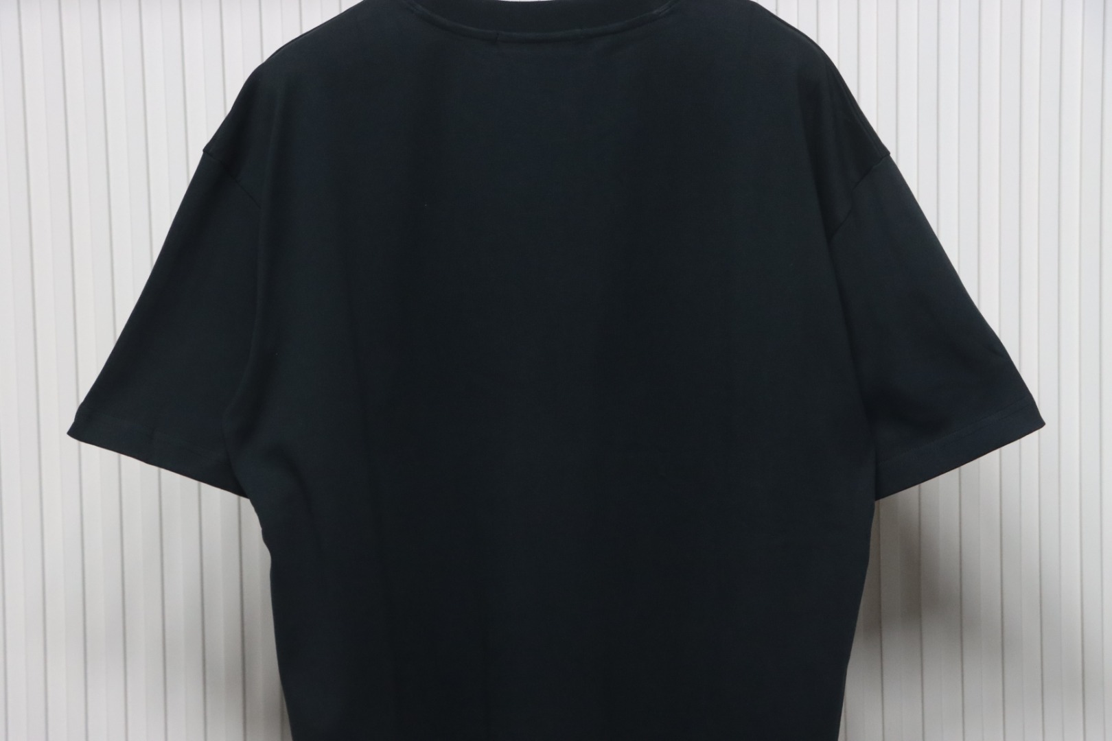 Top Quality Acne Studio Spray Paint Letter Print T-shirts (Black)
