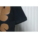 Top Quality Acne Studio Spray Paint Letter Print T-shirts (Black)