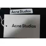 Top Quality Acne Studio Spray Paint Letter Print T-shirts (Black)