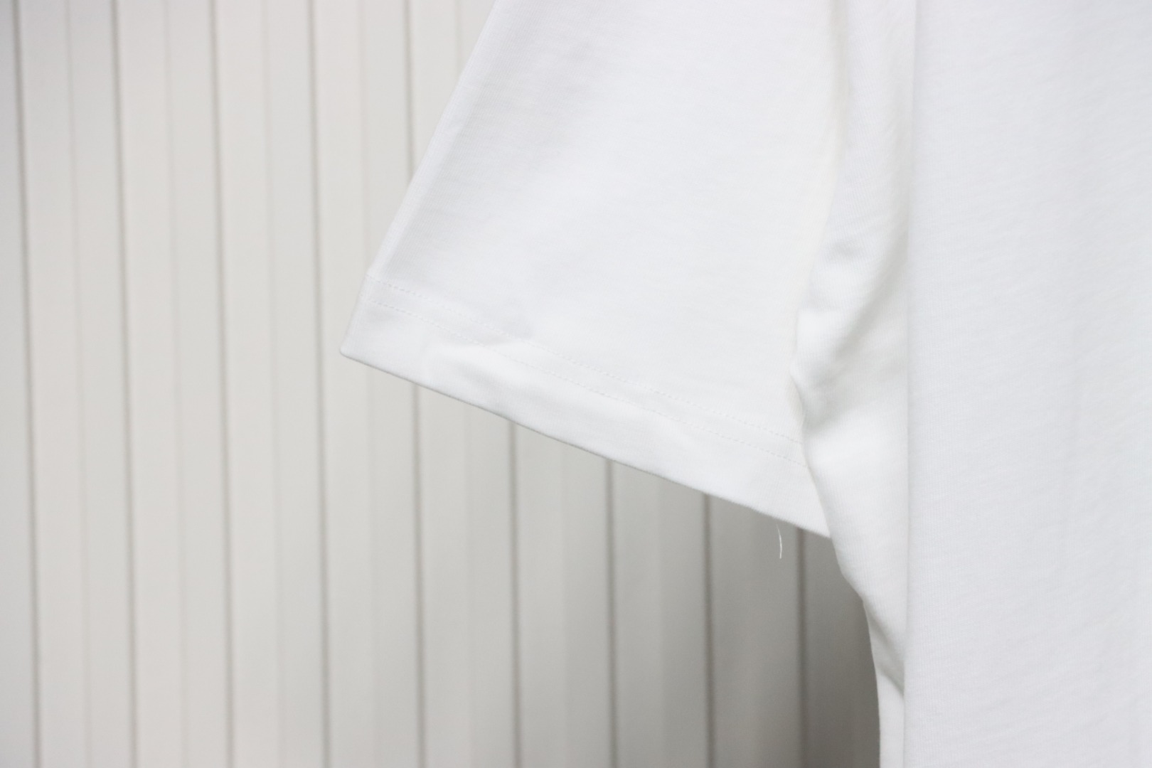 Top Quality Acne Studio Spray Paint Letter Print T-shirts (White)