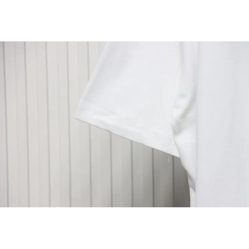 Top Quality Acne Studio Spray Paint Letter Print T-shirts (White)