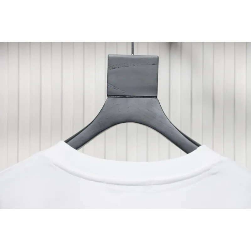 Top Quality Acne Studio Spray Paint Letter Print T-shirts (White)