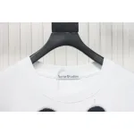 Top Quality Acne Studio Spray Paint Letter Print T-shirts (White)