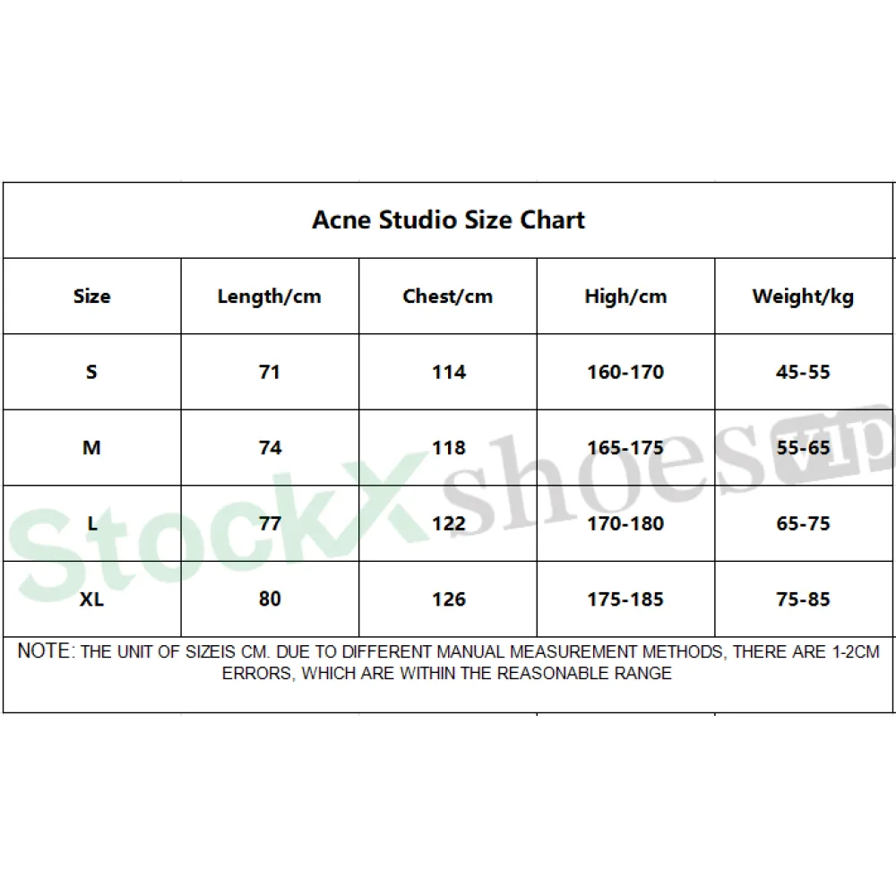 Top Quality Acne Studios 25SS beads letter short-sleeved T-shirt (Green)