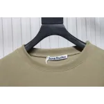 Top Quality Acne Studios 25SS beads letter short-sleeved T-shirt (Brown)