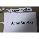Top Quality Acne Studios 25SS beads letter short-sleeved T-shirt (Brown)