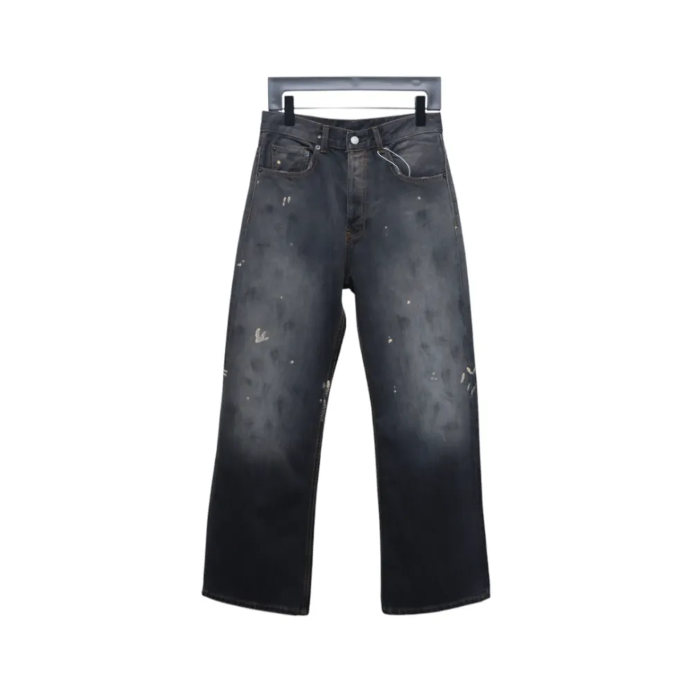 Top Quality Acne Studios Ink-splashed Jeans
