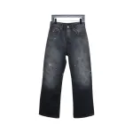 Top Quality Acne Studios Ink-splashed Jeans
