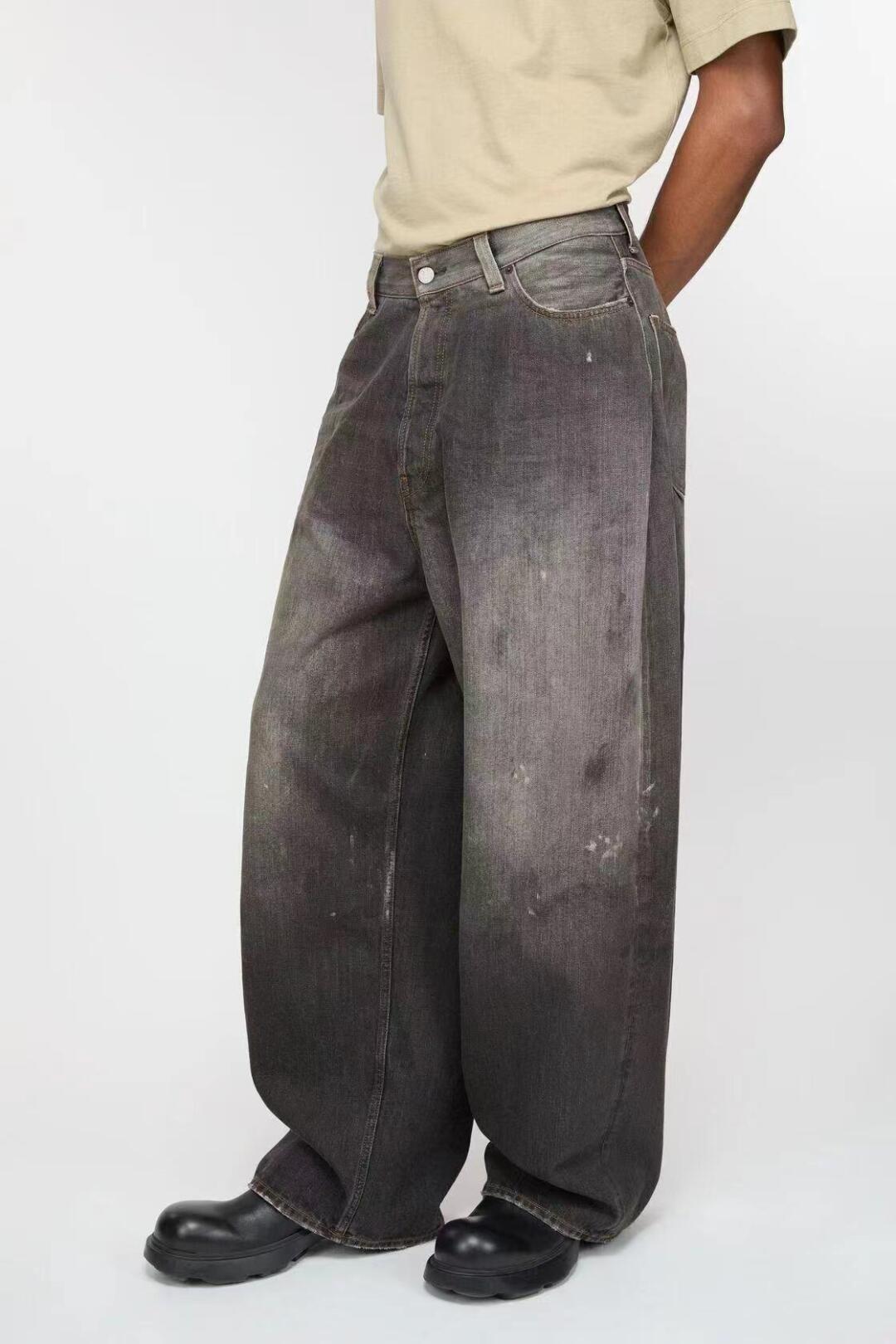 Top Quality Acne Studios Ink-splashed Jeans