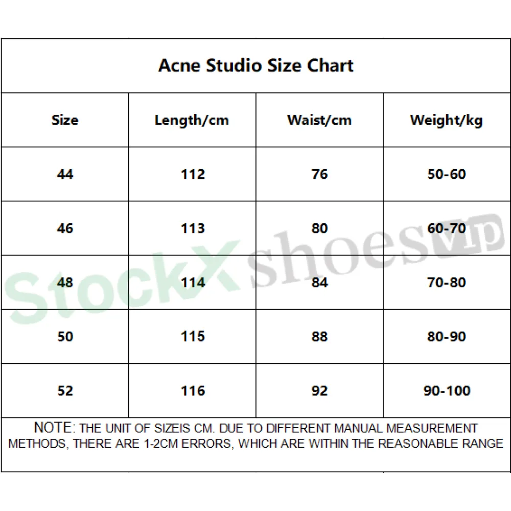 Top Quality Acne Studios Multi-Belt Pattern Jeans