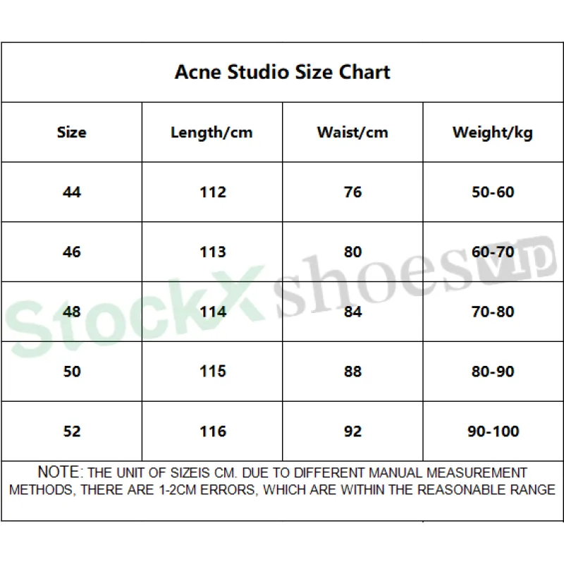 Top Quality Acne Studios Multi-Belt Pattern Jeans