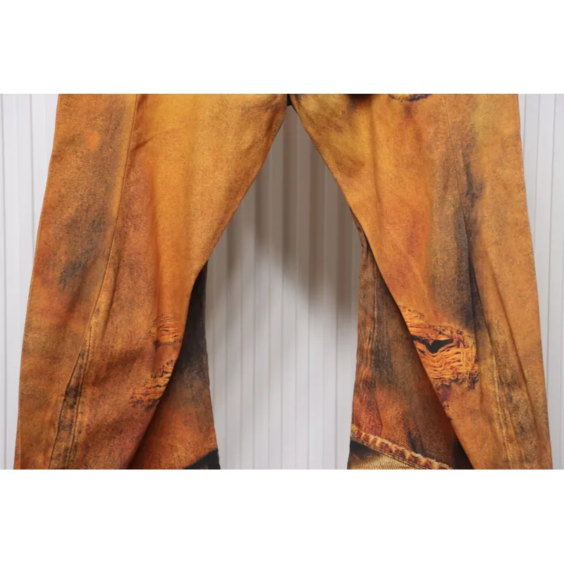 Top Quality Acne Studios Multi-Belt Pattern Jeans