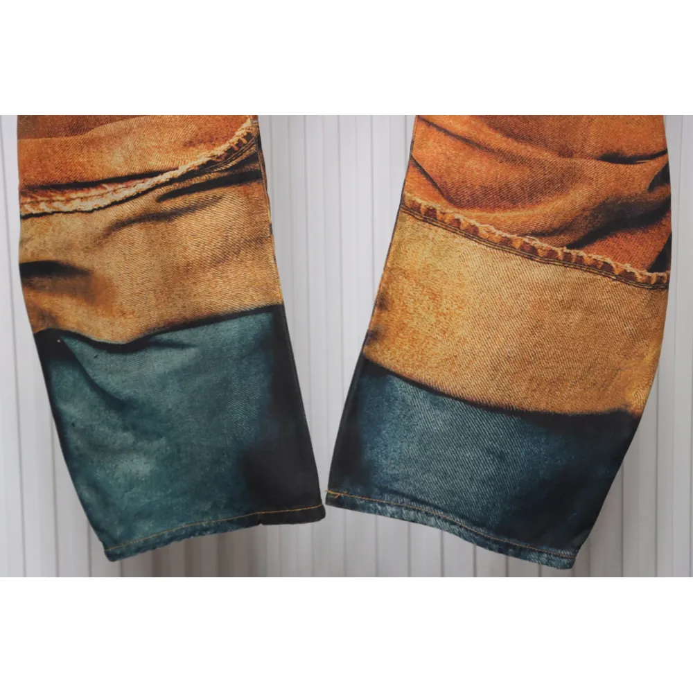 Top Quality Acne Studios Multi-Belt Pattern Jeans