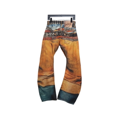 Top Quality Acne Studios Multi-Belt Pattern Jeans 02