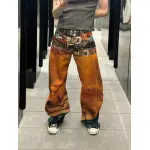 Top Quality Acne Studios Multi-Belt Pattern Jeans