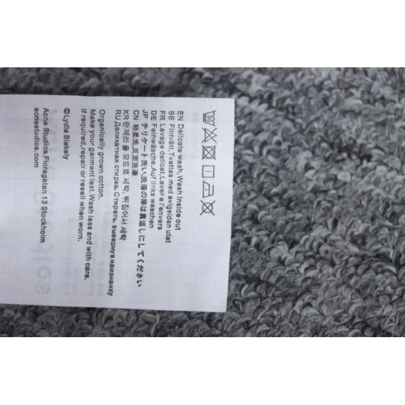 Top Quality Acne Studio Washed Distressed Hoodie (Pink)