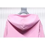 Top Quality Acne Studio Washed Distressed Hoodie (Pink)