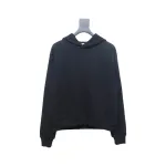 Top Quality Acne Studio Washed Distressed Hoodie (Black)