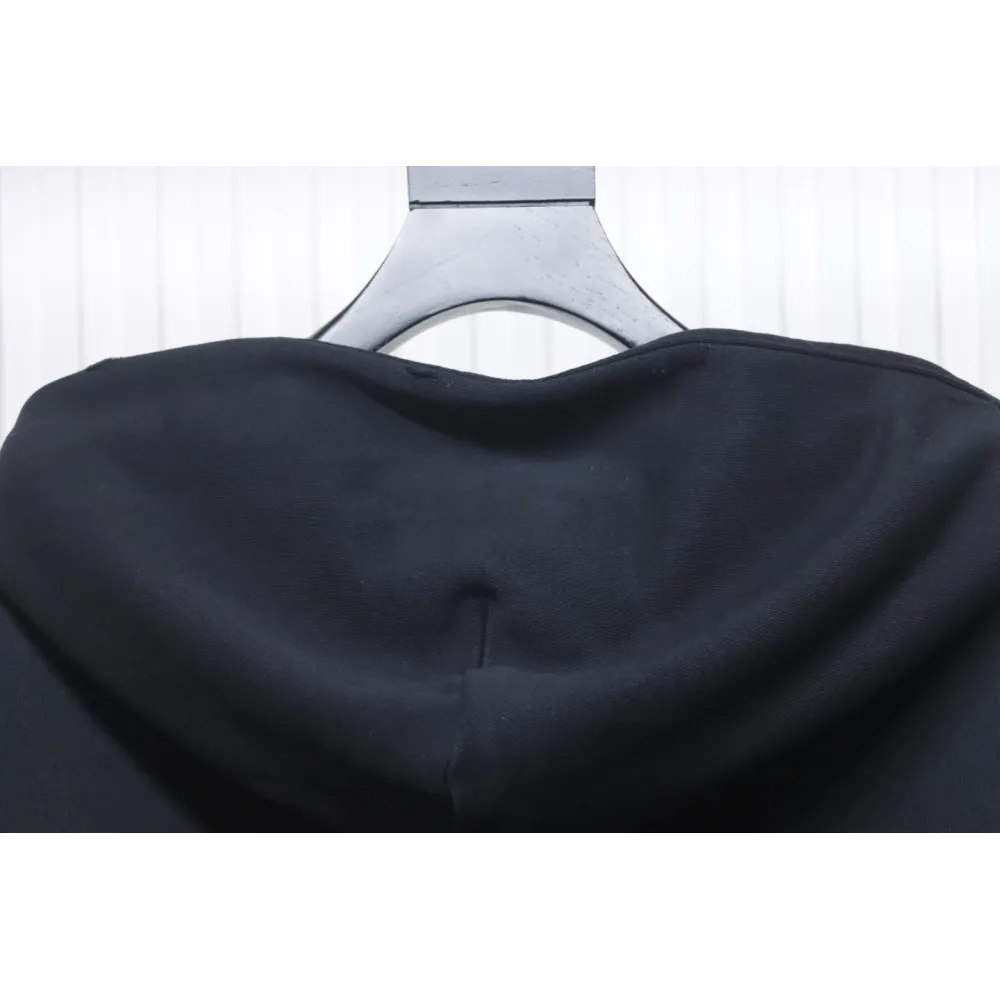 Top Quality Acne Studio Washed Distressed Hoodie (Black)
