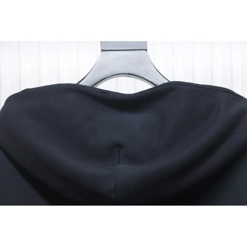Top Quality Acne Studio Washed Distressed Hoodie (Black)
