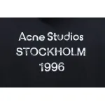 Top Quality Acne Studio Washed Distressed Hoodie (Black)