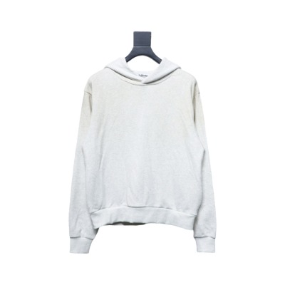Top Quality Acne Studio Washed Distressed Hoodie (White) 01