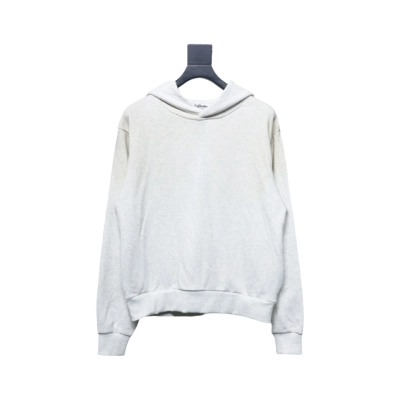 Top Quality Acne Studio Washed Distressed Hoodie (White) 01