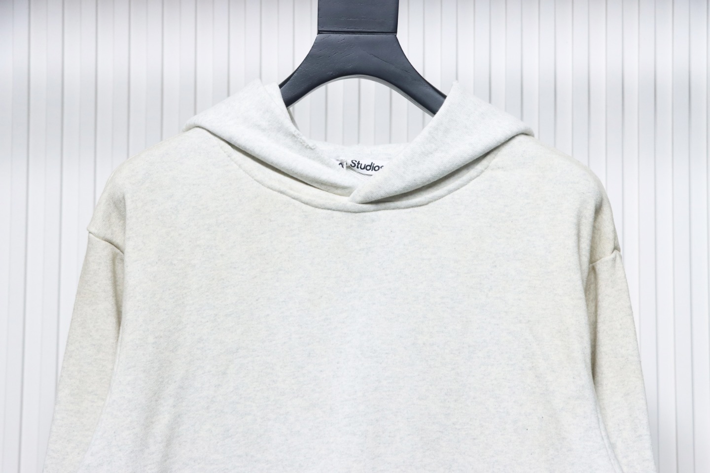 Top Quality Acne Studio Washed Distressed Hoodie (White)