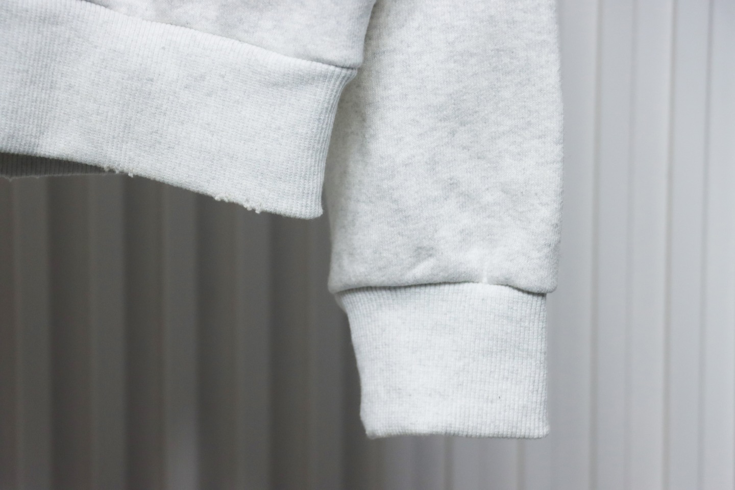 Top Quality Acne Studio Washed Distressed Hoodie (White)