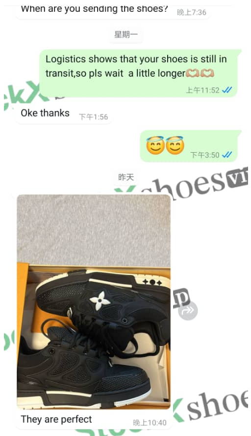 Louis Vuitton Leather lace up Fashionable Board Shoes Black