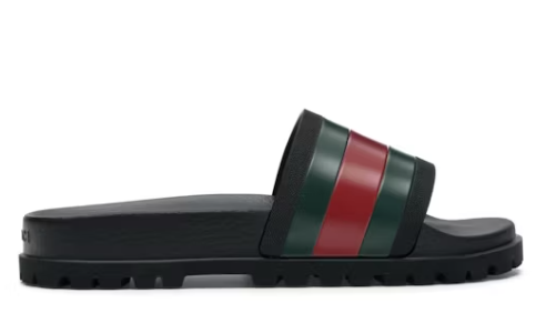 Gucci Web Slide Sandal Black