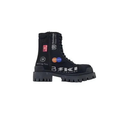 Balenciaga Combat Strike Boots Graffiti 02